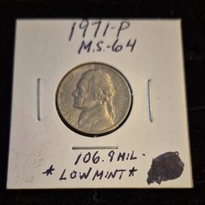 1971-P Jefferson Nickel Coin MS-64